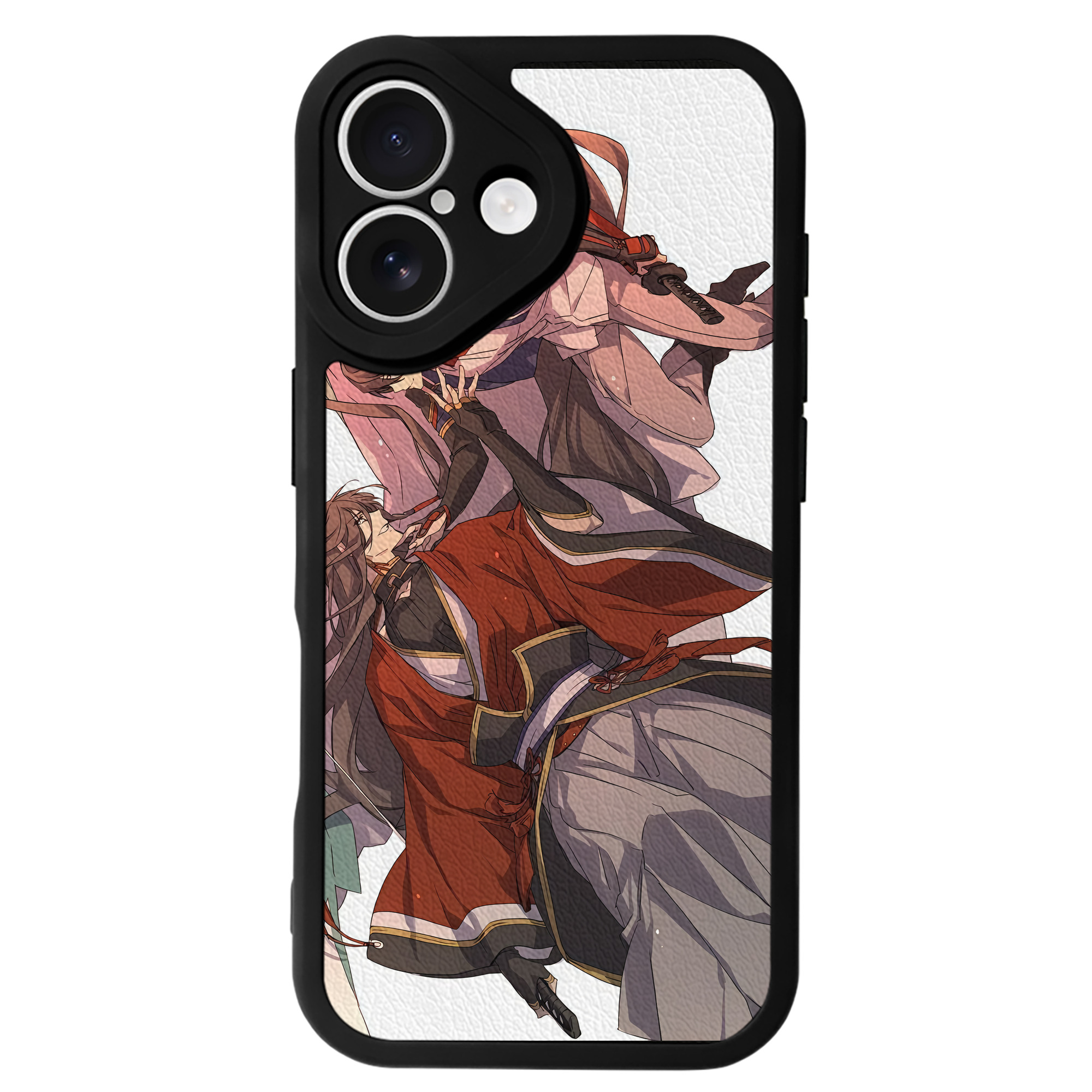 （画像用） 刀剣乱舞 Touken Ranbu 【iPhone 16シリーズ対応】シリコンスマホケース（レザー調） 材質：シリコン